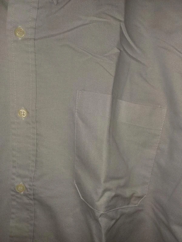 Light grey solid shirt by Taillissime size Xl in cotton and polyester – photo 3